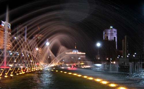 Astana Kazakhstan fountains photo