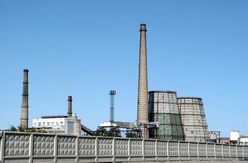 Baikonur Kazakhstan city power station photo
