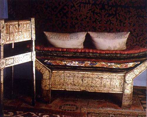 Kazakh people private life things - beds Kazakh people private life things - beds
