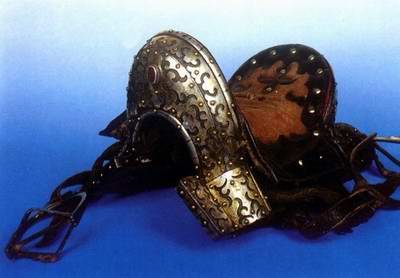 Kazakh people private life things - saddles Kazakh people private life things - saddles