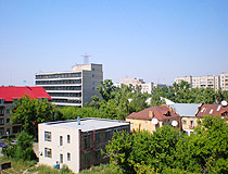 Oskemen city, Kazakhstan view